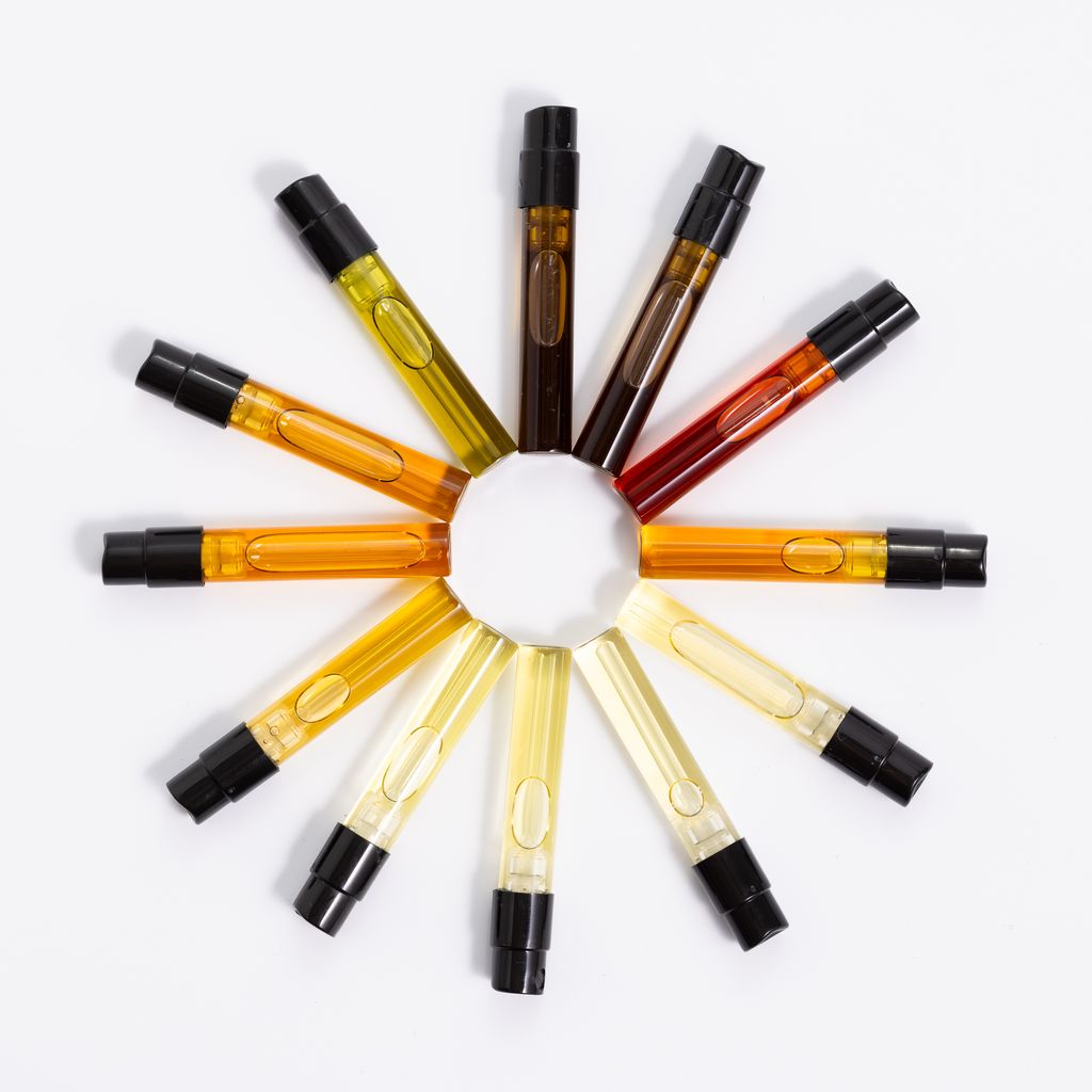 assorted fragrance samples from Providence Perfume Co.
