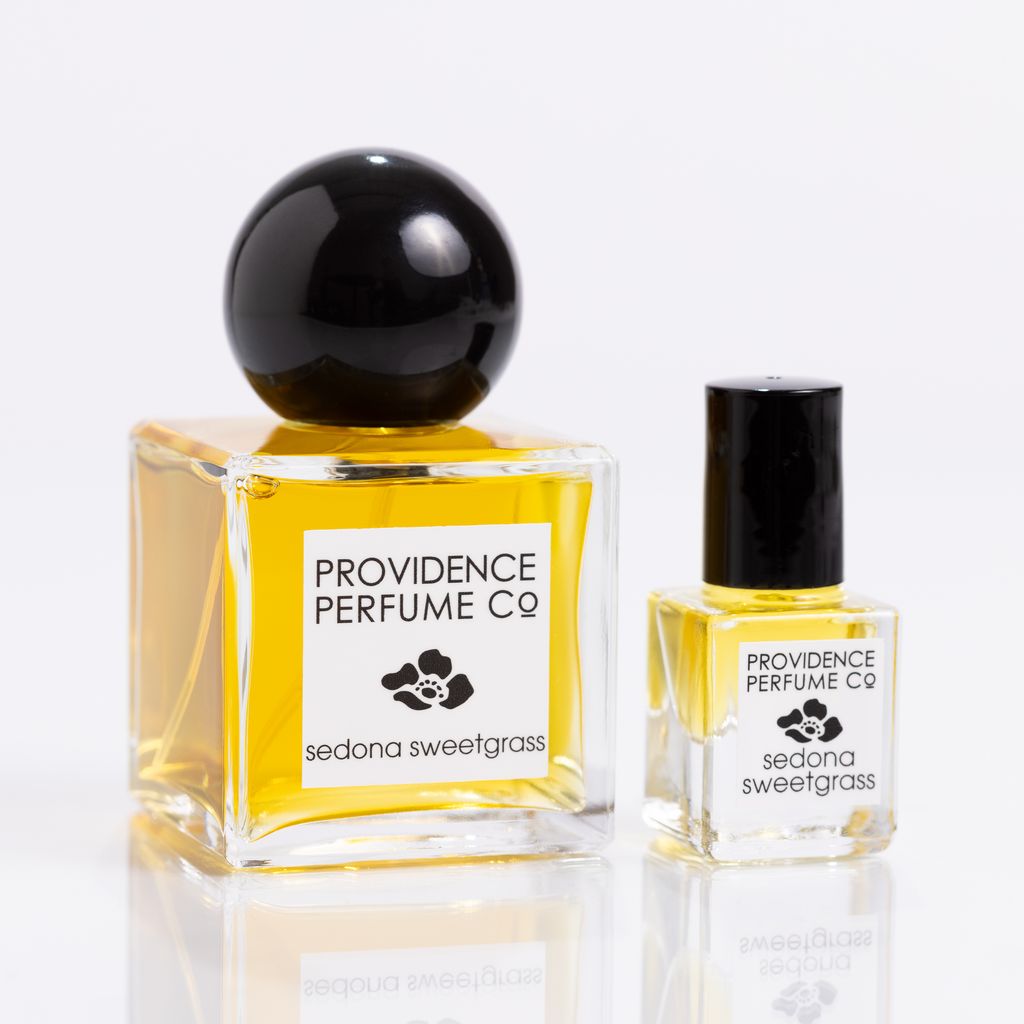 bottles of Sedona Sweetgrass botanical fragrance
