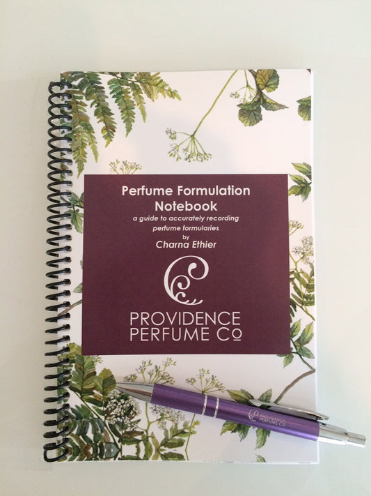 Perfume Formulary Notebook - A Guide To Accurately Recording Perfume Formularies - Providence Perfume Co.
 - 1
